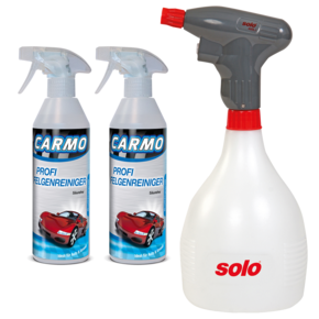 SOLO Akku Sprühflasche + 2x Profi Felgenreiniger 500 ml